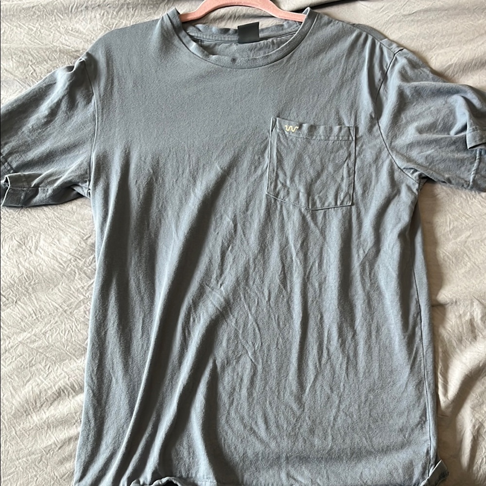 Gray Short Sleeve Crew Neck Tee